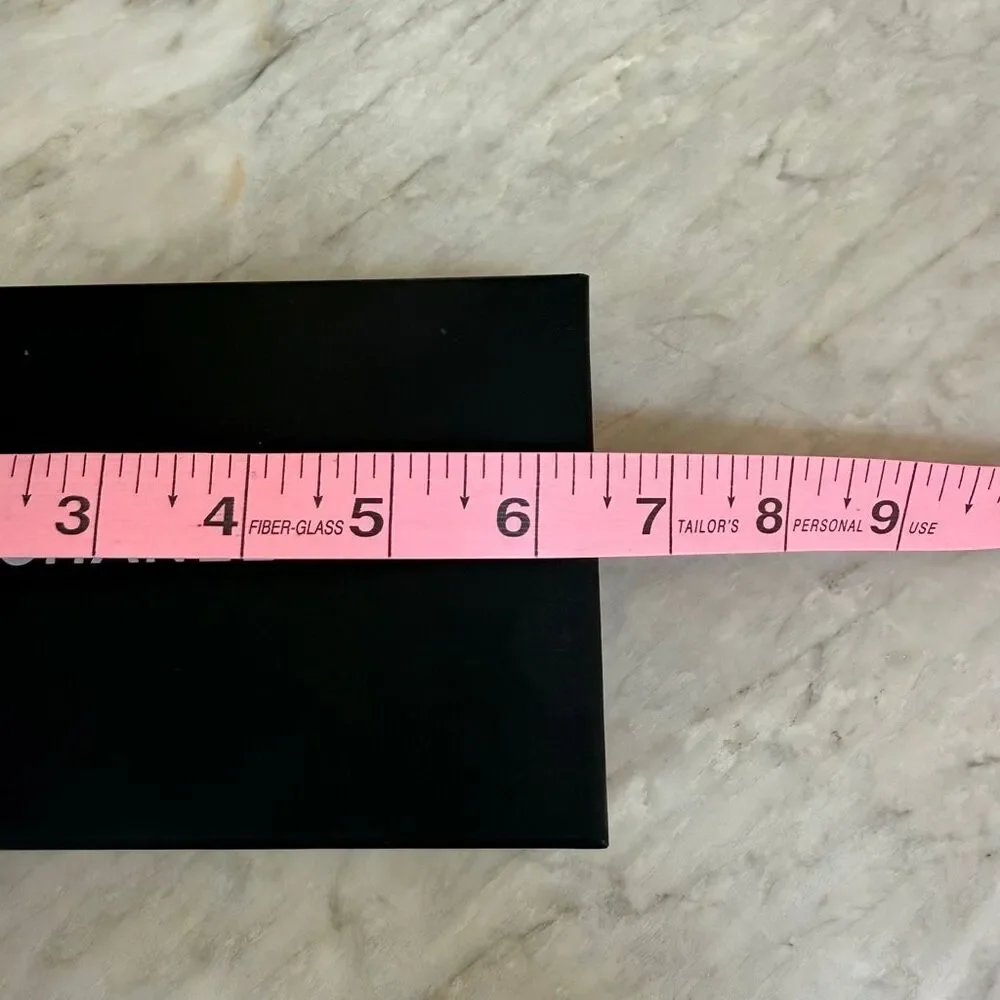 Authentic CHANEL Empty Gift Box Black Presentation Box 6.5x4x1.75 Luxury